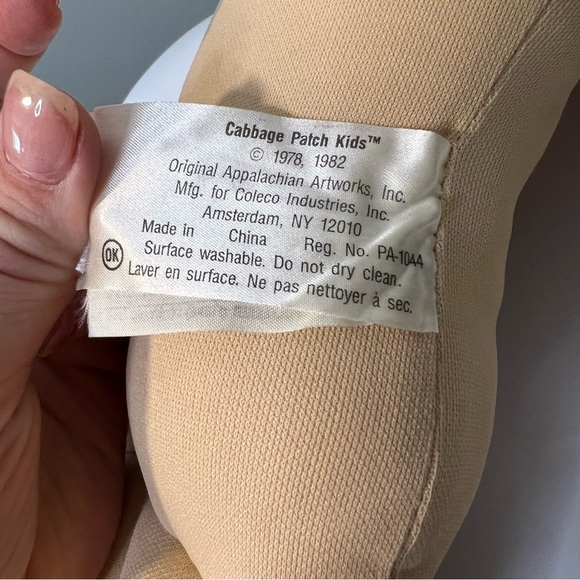 Vintage 1980’s Cabbage Patch Kids Tooth Orange Red Hair Blue Eyes Girl Doll ‘85 - Picture 3 of 8